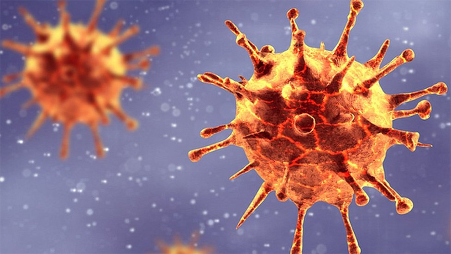 A representational image: A coronavirus variant