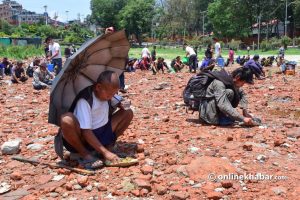 Lockdown deprives Kathmandu’s poor of job and makes them beg for food: A case in point