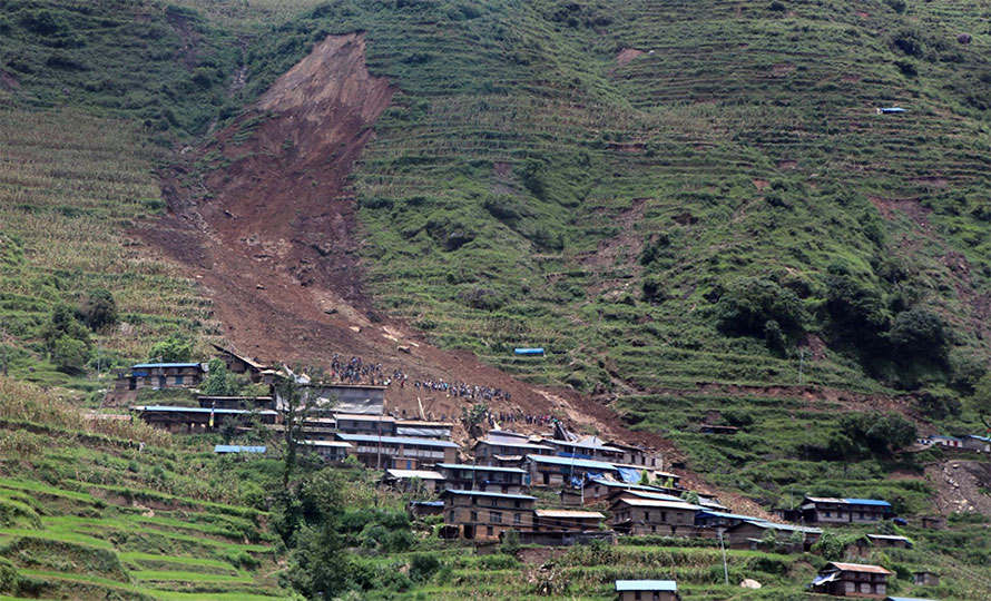 Nepal landslides