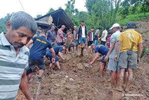 Landslide kills 2 in Gorkha