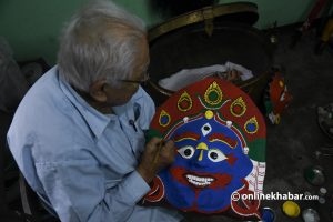 7 generations on, this family is giving the face to Kathmandu’s Indra Jatra. It will continue for at least a few decades