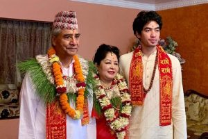 Sher Bahadur Deuba’s son is a Nepali Congress member officially now