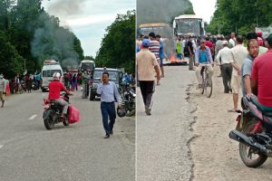 Kanchanpur town tense as ambulance hits and kills cyclist