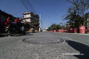 Amid authorities into a blame game, manholes on the road are causing accidents in Kathmandu