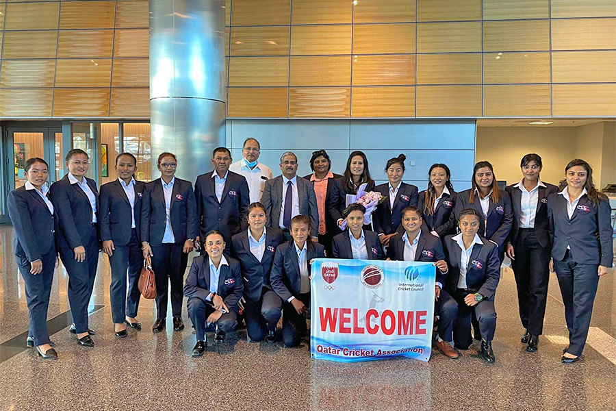 Nepal women's cricket team and their officials