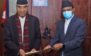 Minendra Rijal resigns as the defence minister after losing the party poll