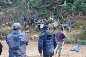 Dailekh road accident kills 1, injures 8