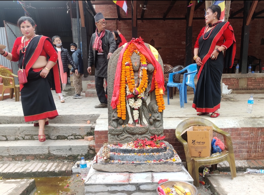 padmapani lokeshwar restored at naxal