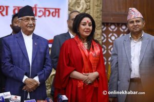 Karishma Manandhar joins UML, praises Oli