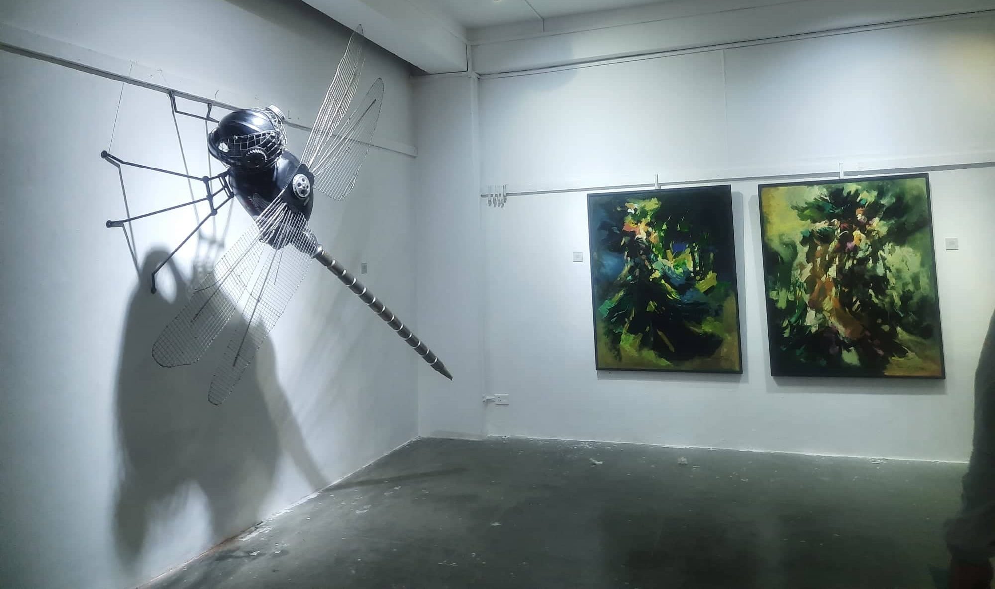 Artworks on display at Sirjana-2022, in May 2022. Photo: Sangita Shrestha