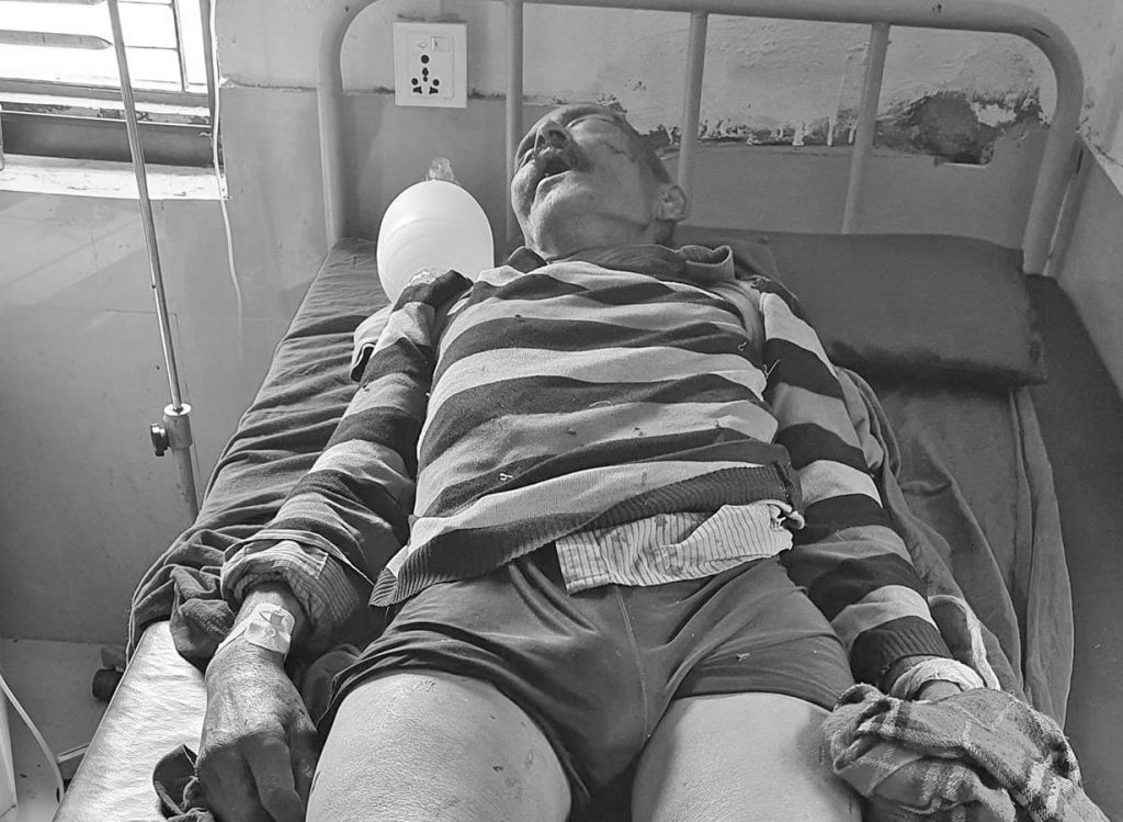 Pravin Khatri, a voter dies, after being hit by the vehicle of a Nepali Congress cadre, in Banphikot, Rukum West, on Friday, May 13, 2022.