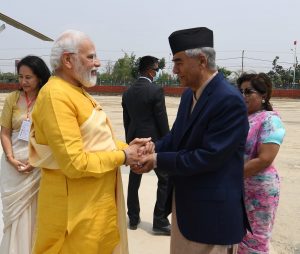 Indian PM Narendra Modi in Lumbini to celebrate Buddha Jayanti