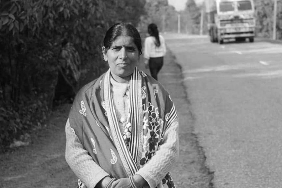 Shubhawati Kurmi, the Nepali Congress deputy mayoral candidate in the Maharajgunj municipality in Kapilvastu