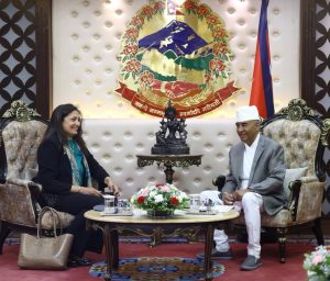 US Undersecretary Uzra Zeya calls on PM Deuba