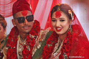 Kiran Chemjong ties knot