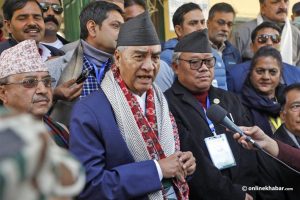 Sher Bahadur Deuba elected Nepali Congress parliamentary party leader