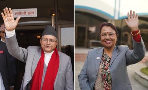 Dev Raj Ghimire, UML and Ishwari Neupane, Congress contesting for House speaker