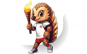 Pangolin mascot in 2nd edition of Bagamati Province Games leaves activists happy