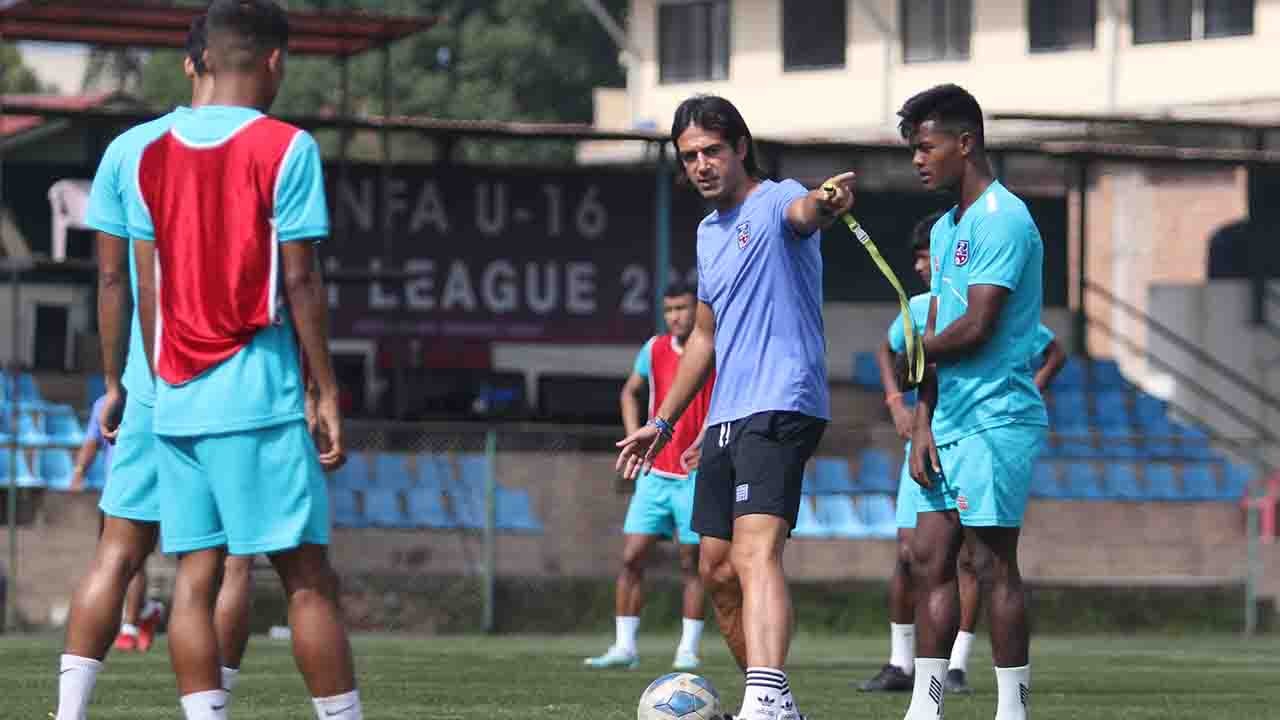 25 players training for the World Cup Qualifier against Laos