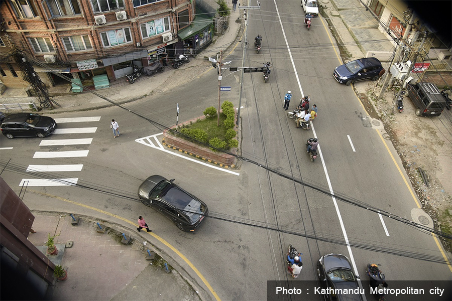 3 road sections in Kathmandu converted to one-way streets