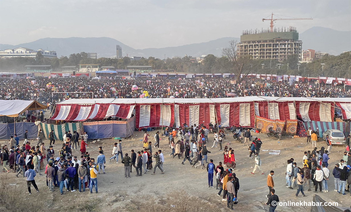 8 injured in Tundikhel overcrowding during Maghe Sankranti celebrations