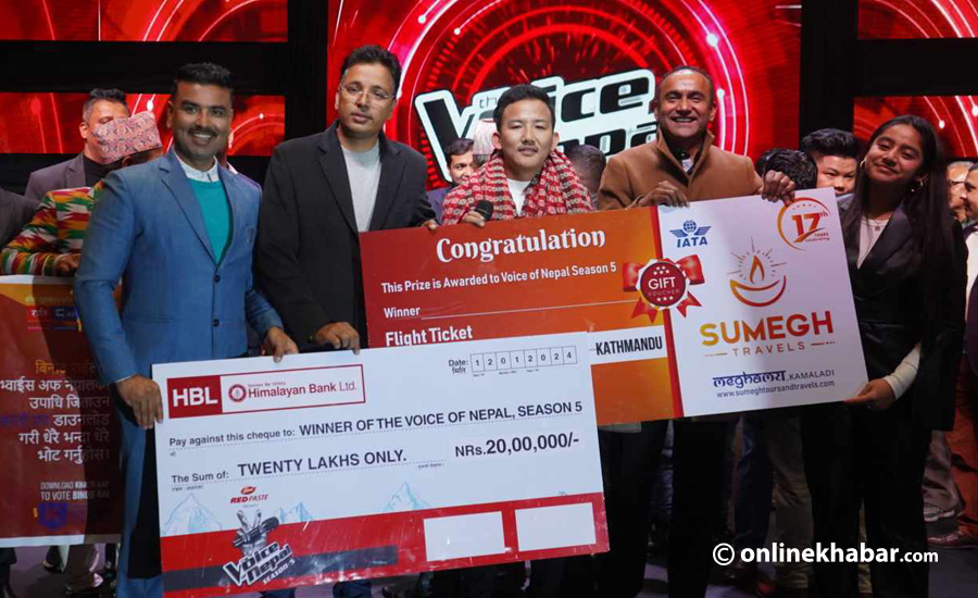 Binod Rai wins Voice of Nepal season 5