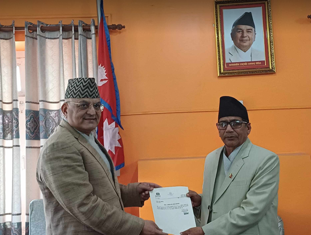 The Chief Minister of Gandaki resigned