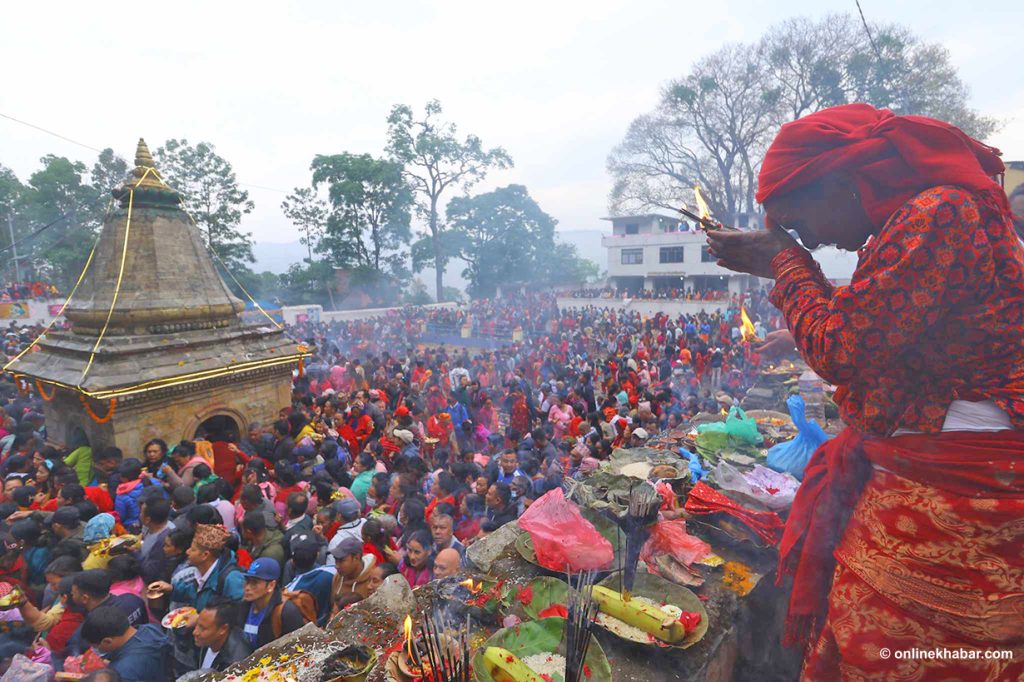 Matatirtha crowded with devotees to pay homage to mother (Photos)