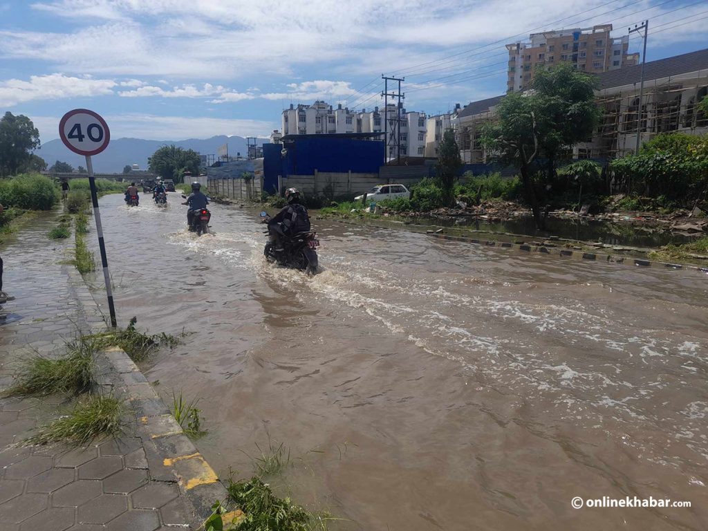 Flooding disrupts corridor areas in Kathmandu (Photo feature)