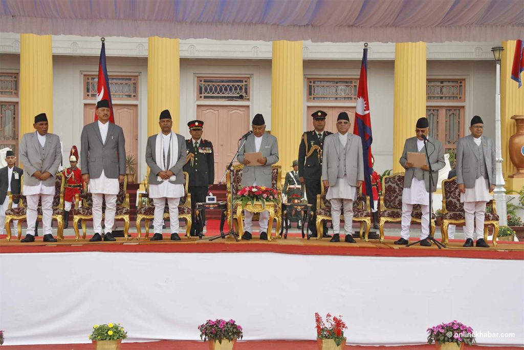 KP Sharma Oli sworn in as Nepal’s Prime Minister