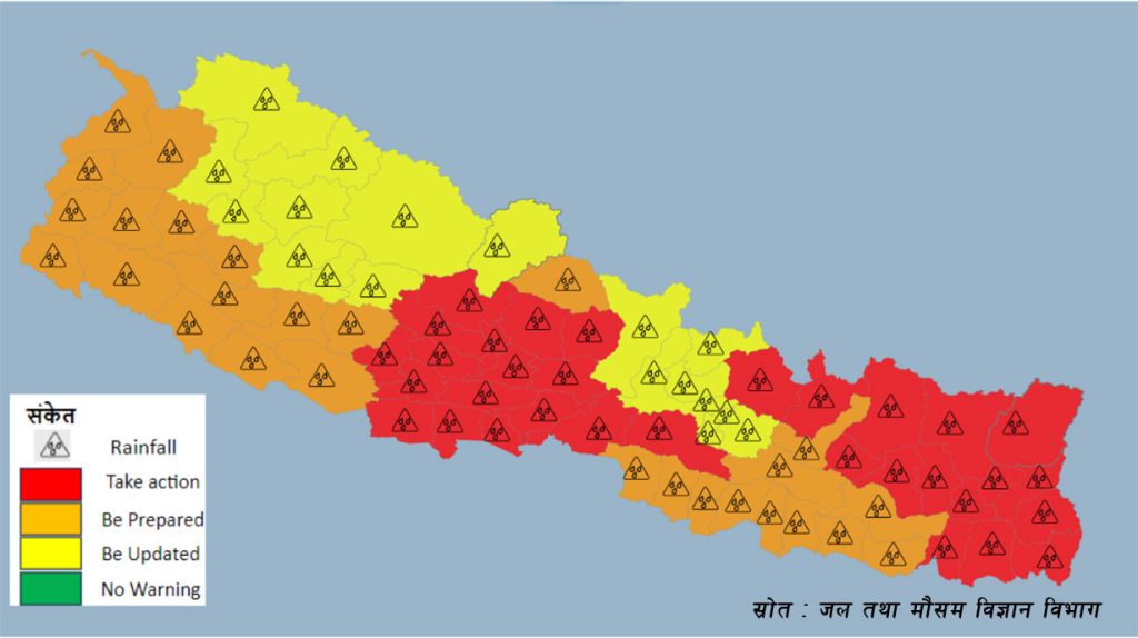 Heavy rain forecast until July 4, ‘Red Alert’ issued for 34 districts