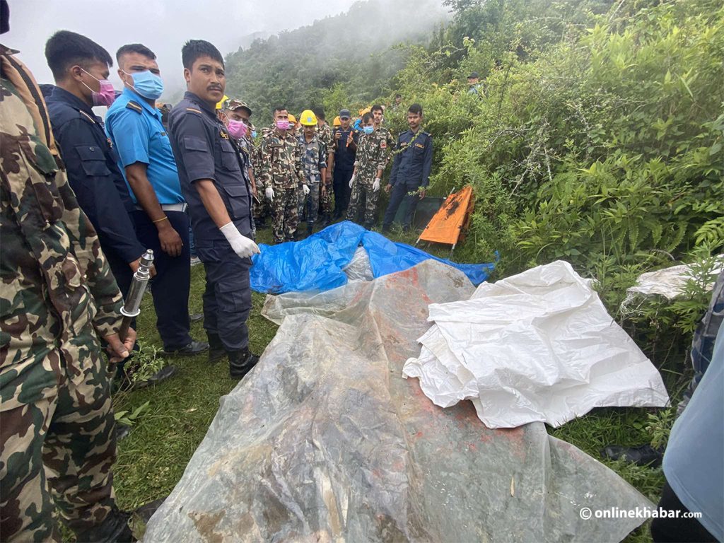 Five bodies recovered from Air Dynasty helicopter crash site (Photos)