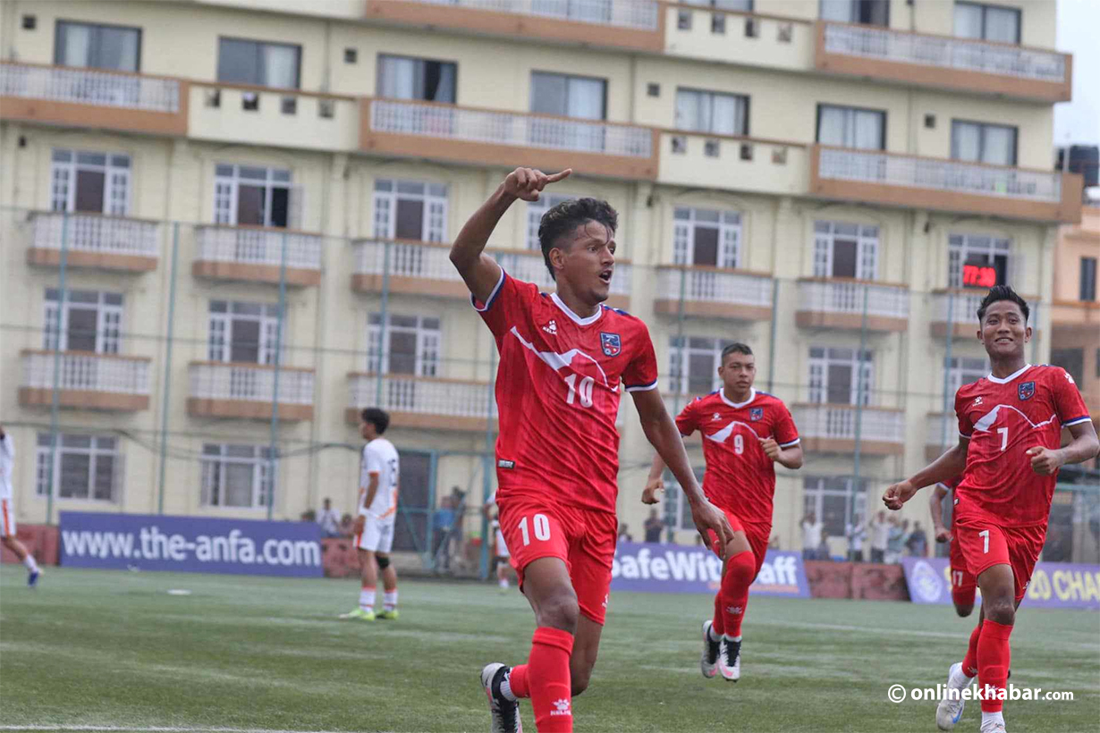 Nepal reaches final of SAFF U-20 Championship