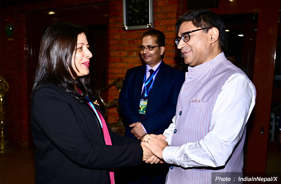 Indian Foreign Secretary Misri in Kathmandu