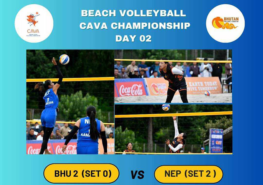 CAVA Beach Volleyball Championship: Nepali women’s team secure second win