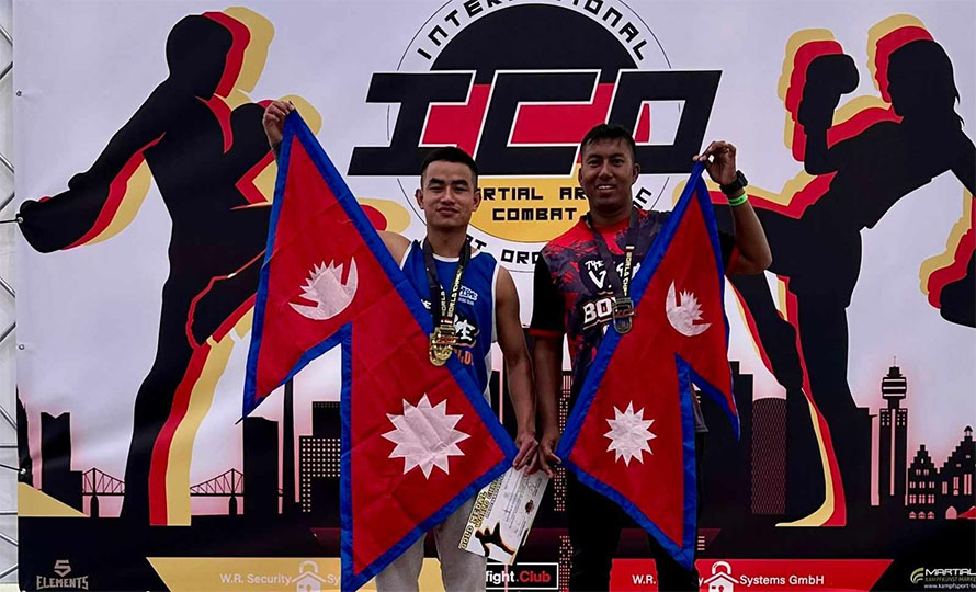 Nepal secures 2 golds and 1 bronze at World Combat Martial Arts Championship