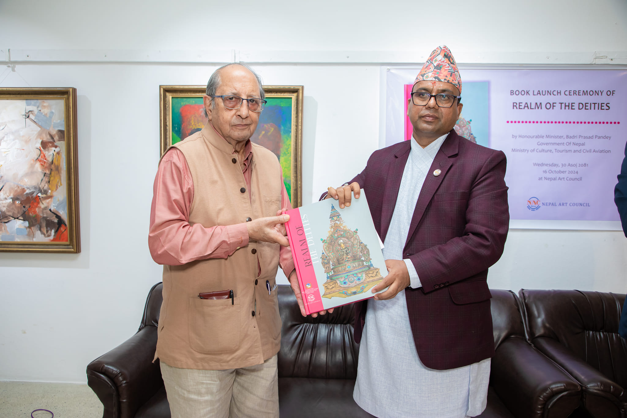 Book on Nepali Deities ‘Realm of the Deities’ launched to promote cultural heritage