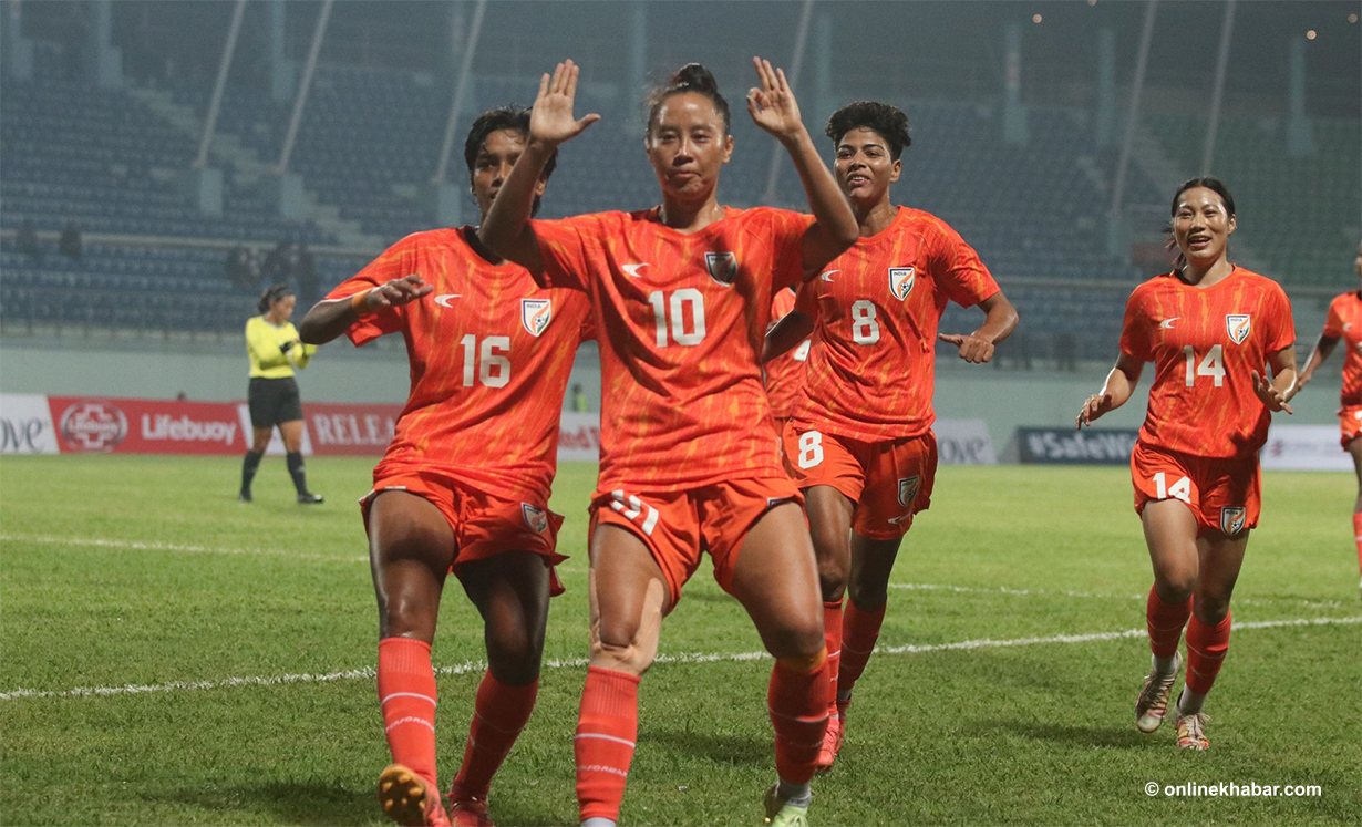 SAFF Women’s Football: Pakistan defeated by India