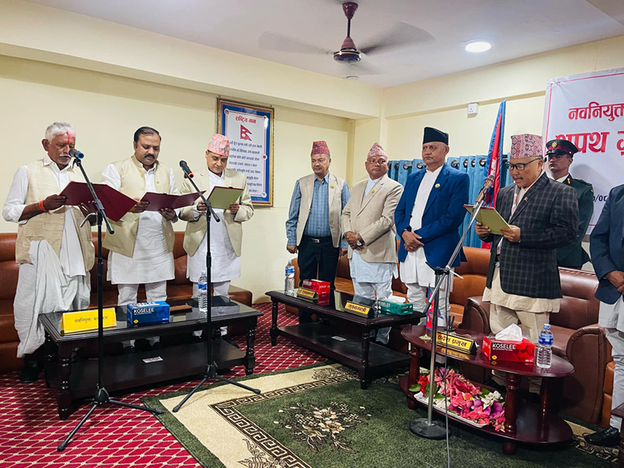 3 ministers sworn in as Lumbini expands cabinet to 11 members