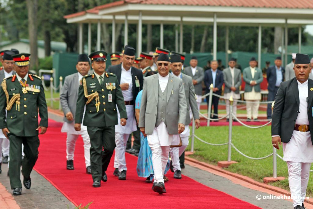 PM Oli to lead a 40-member delegation to China