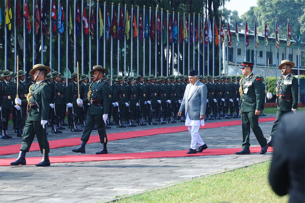 President Paudel arrives home attending COP29 in Baku