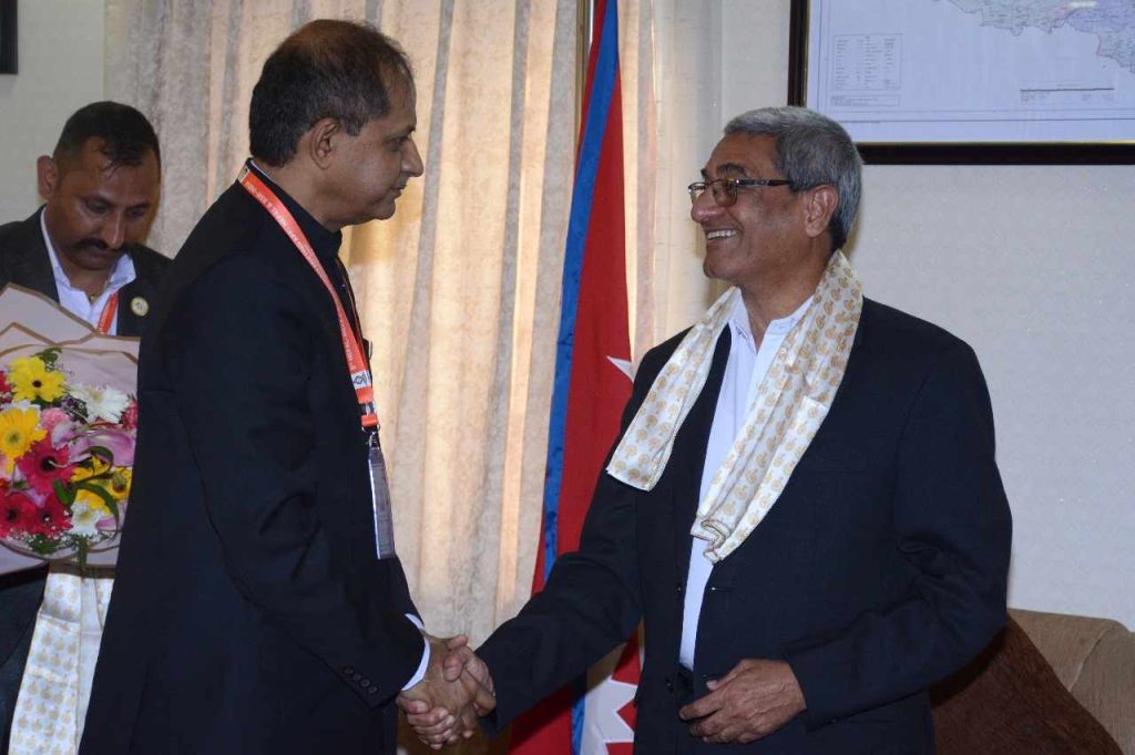 Home Minister Lekhak meets SSB Director General