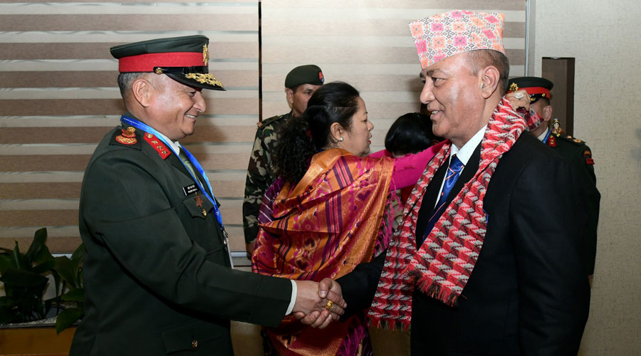 Chief of army staff Sigdel departs for India