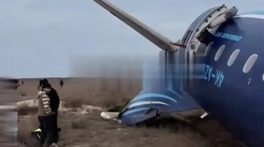 Passenger plane with 67 onboard crashes in Kazakhstan