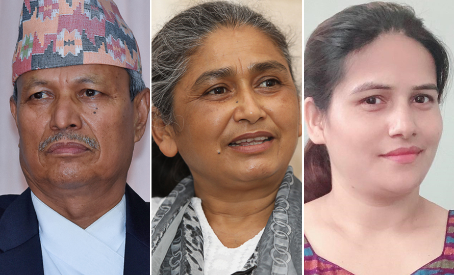 UML expels Bhim Rawal from party membership, suspends Binda and Ushakiran for 6 months