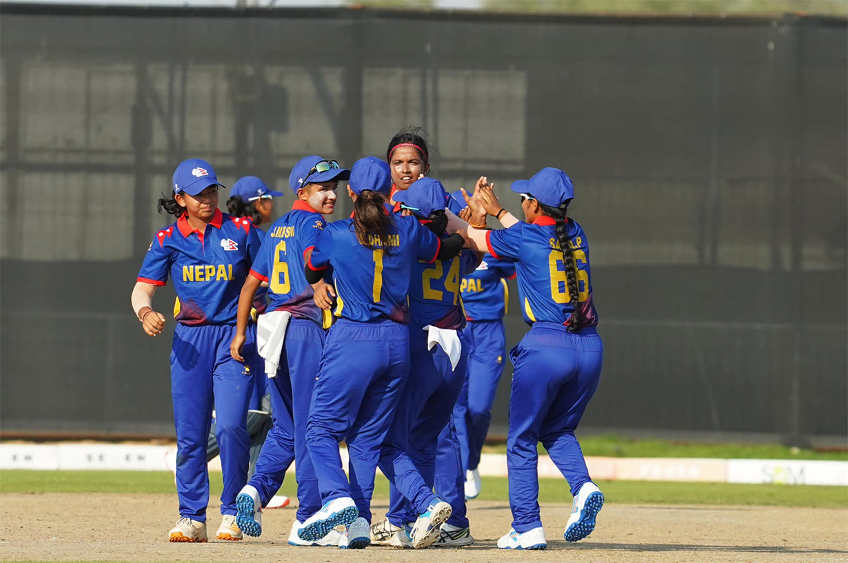 Nepal remains unbeaten in U-19 Women’s Asia Cup group stage