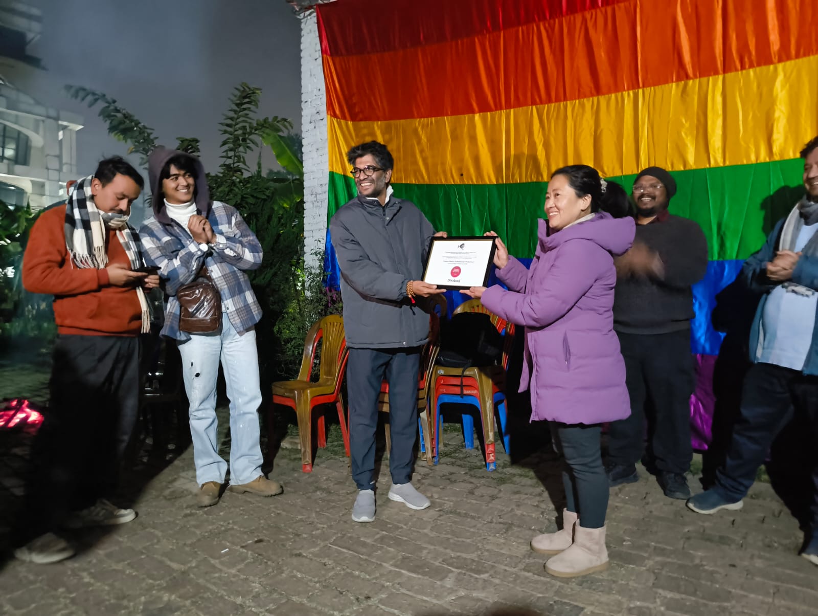 Pranaya Shakya and Kaleidoscope Production honoured with Freedom Filmmaker Recognition 2024