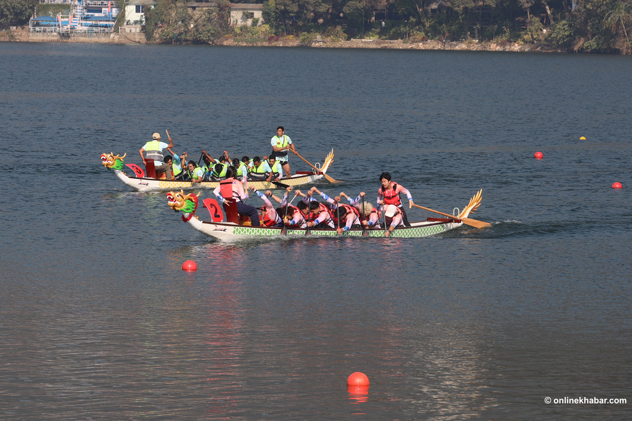 Dragon Boat Race Festival kicks Off at Fewa Lake