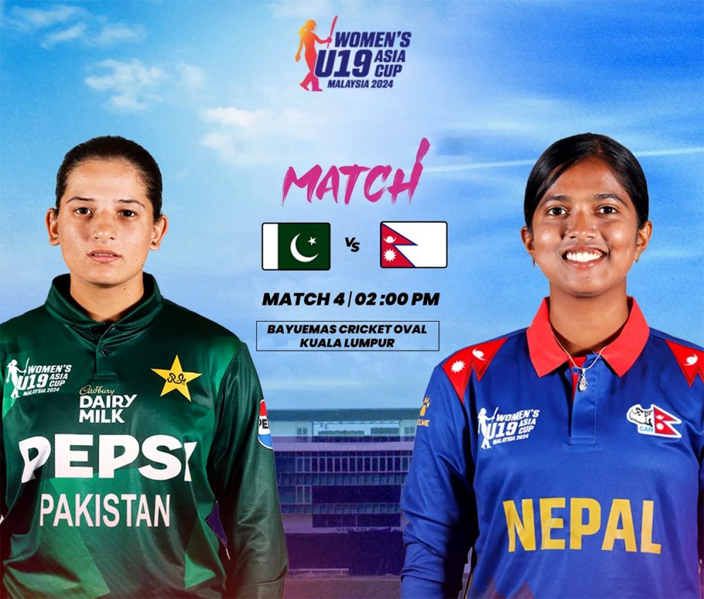 Nepal to face Pakistan in U-19 Women’s Asia Cup