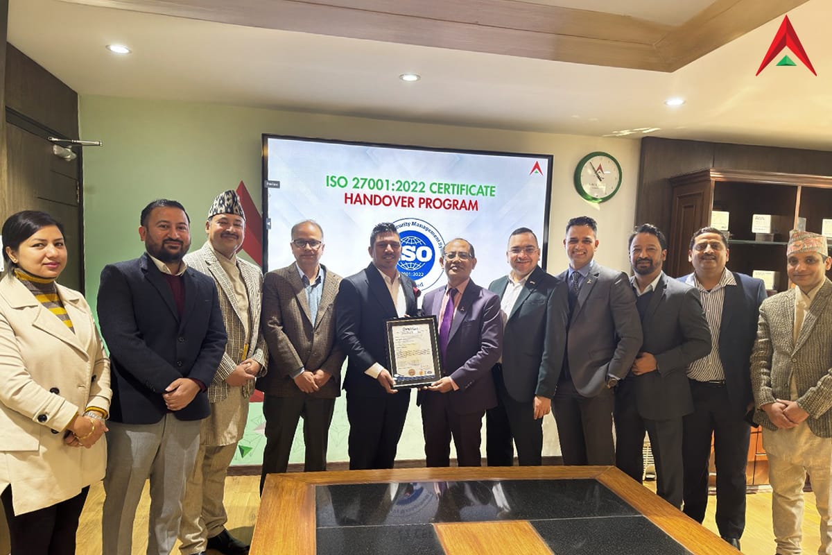 Nabil Bank receives ISO 27001:2022 Certification for robust information security management